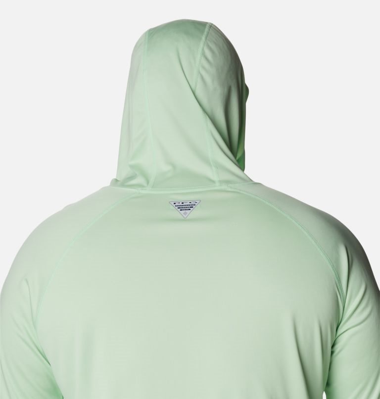 Men's Columbia PFG Terminal Tackle Hoodie Mint | Plus Size CA-VC8A6